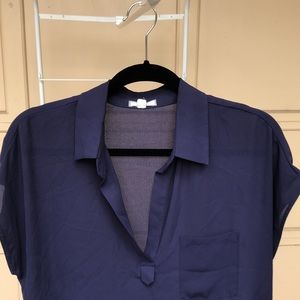 Navy Blouse